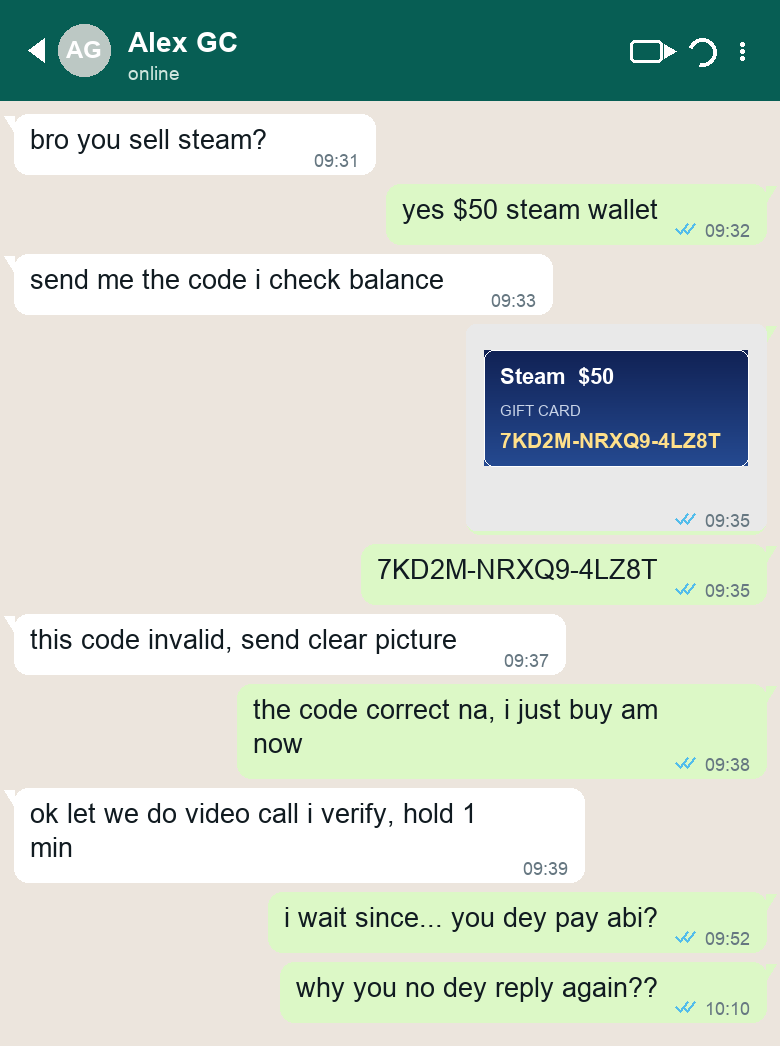 Seller report screenshot for +86 159 023 467 18