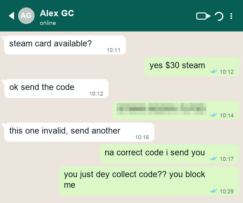 Seller report screenshot for +86 159 023 467 18